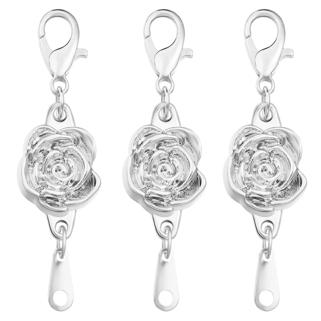 5pcs/lot Strong Magnetic Clasps Alloy Rose Extenders Closures Lobster Clasp Connectors for DIY Jewelry Making Bracelets Necklace