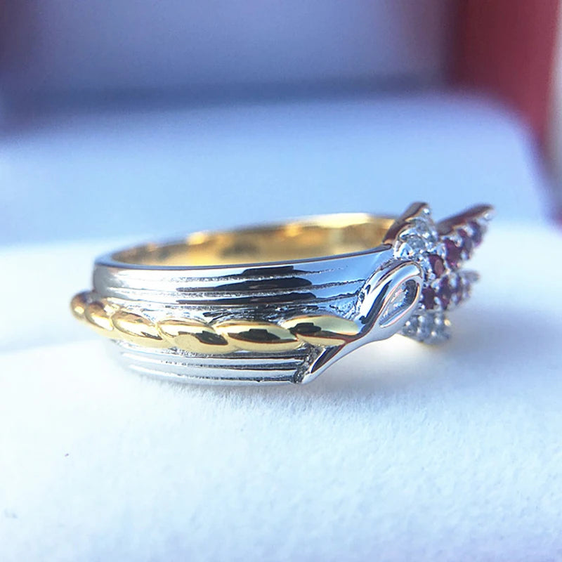 Game LoL Rakan And Xayah Couple Rings Sliver S925 Jewelry Gifts For Women Men Girlfriend Boyfriend Lovers