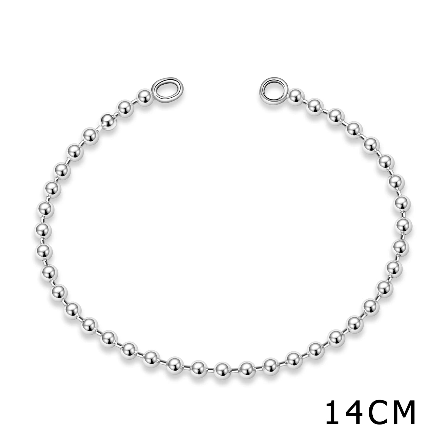Authentic 925 Sterling Silver Snake Chain Bracelet Bangle with Lobster Clasp Beads DIY Women Charm Bracelets Women Fine Jewelry
