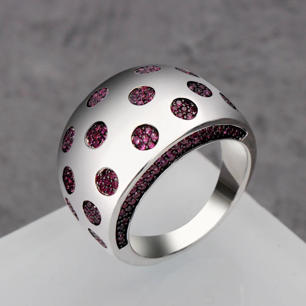 Bride Talk 2023 New Design  Luxury Rings For Women Cubic Zirconia Bride Wedding Anniversary Party High Quality Jewelry