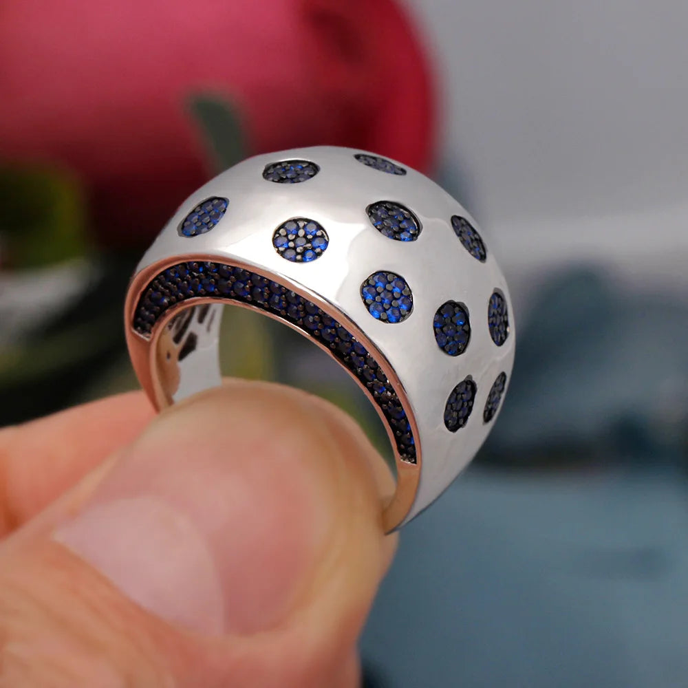 Bride Talk 2023 New Design  Luxury Rings For Women Cubic Zirconia Bride Wedding Anniversary Party High Quality Jewelry