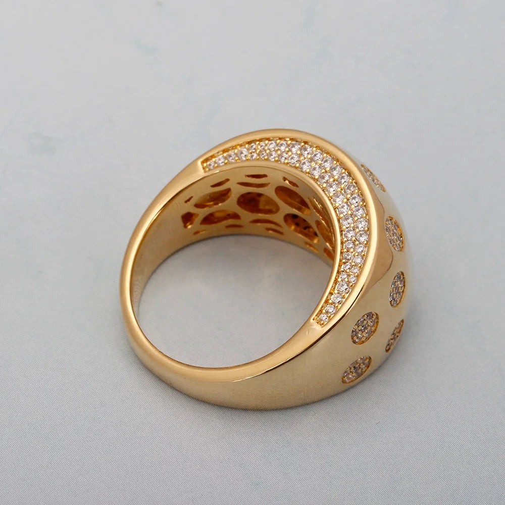 Bride Talk 2023 New Design  Luxury Rings For Women Cubic Zirconia Bride Wedding Anniversary Party High Quality Jewelry