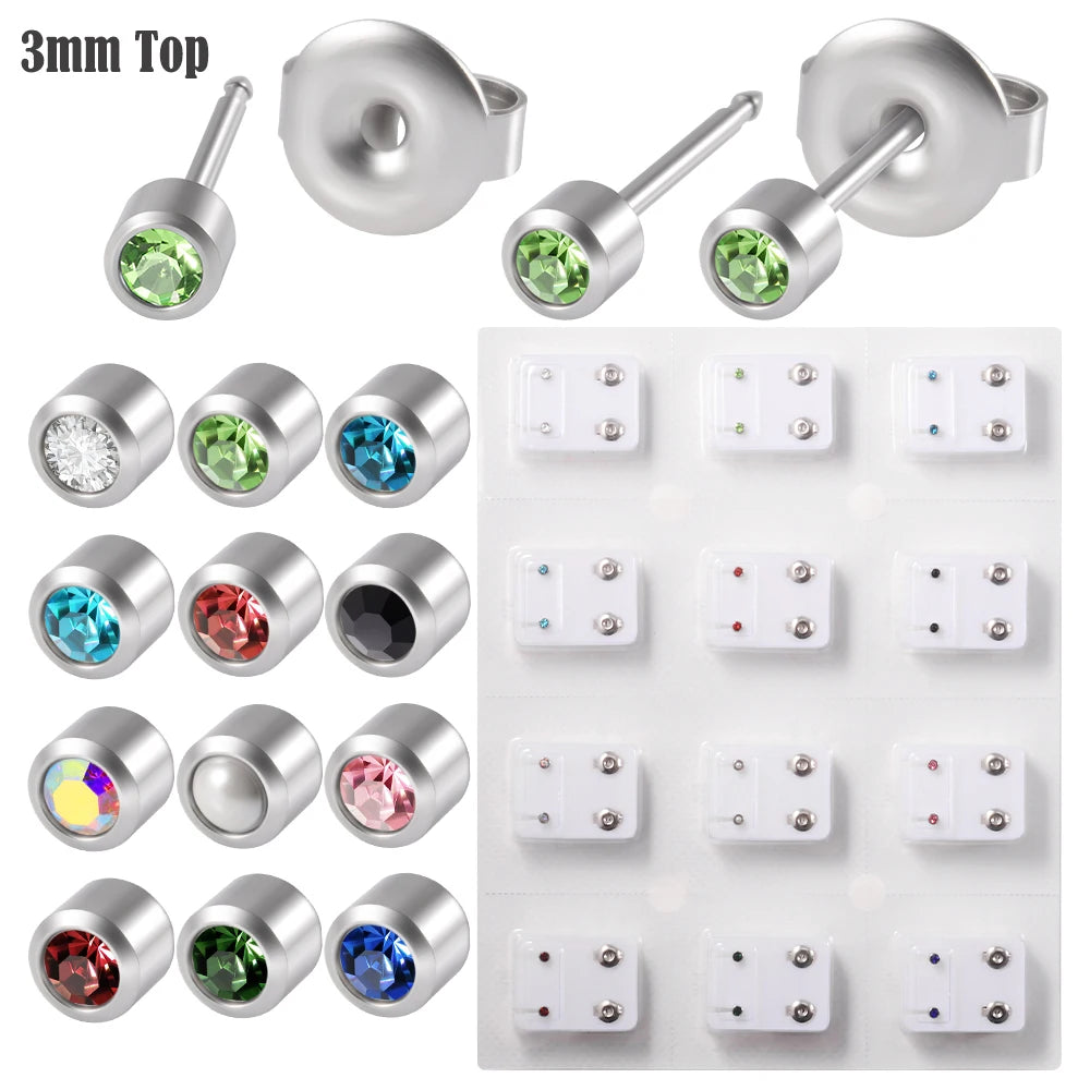 Safe Sterile Nose Navel Helix Piercing Tool Set Body Jewelry Machine Kit Professional Ear Piercing Gun Tools Steel Stud Earring