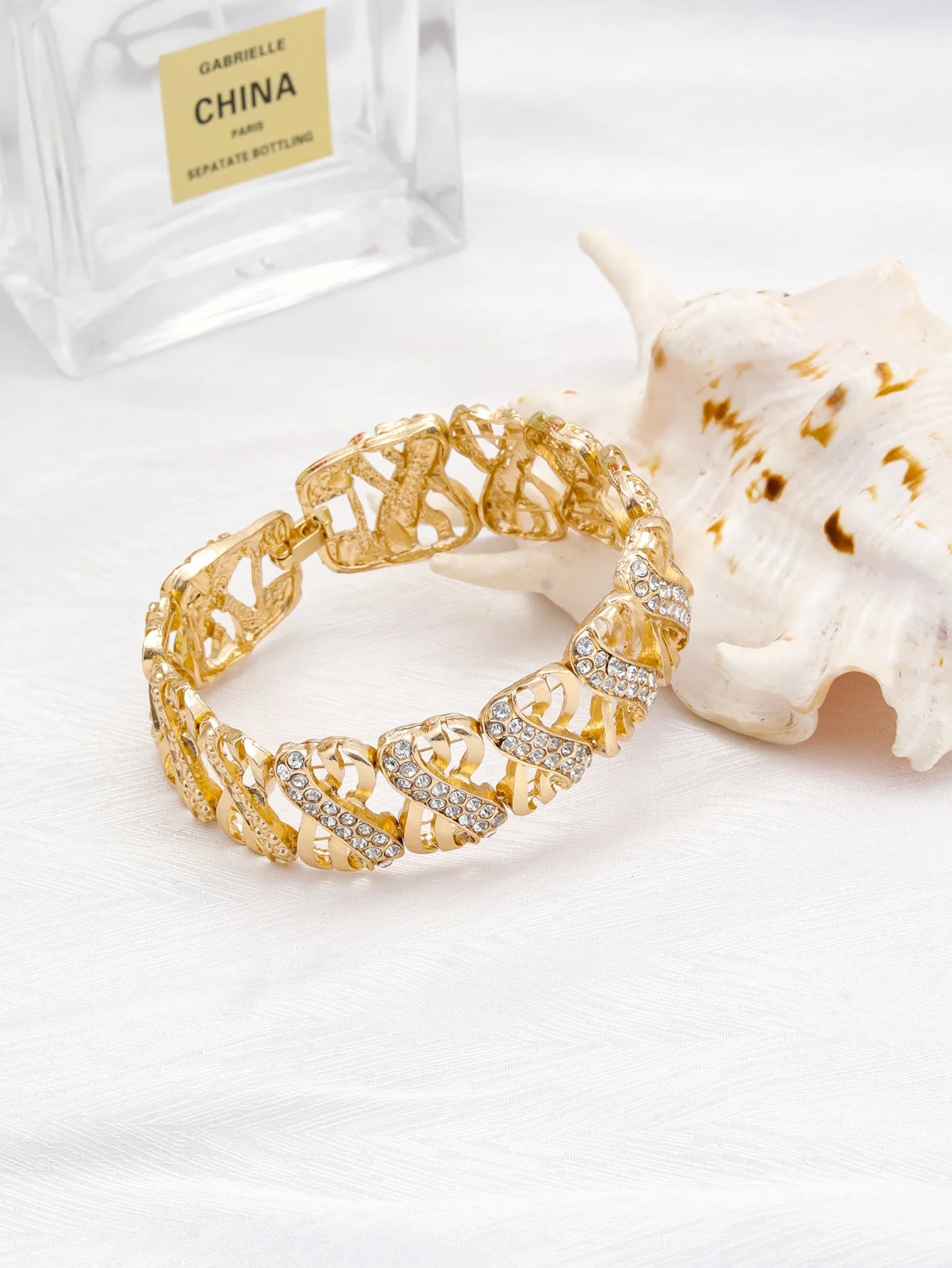 Fashion African Women Gold Color Earrings Bracelet Design Hollow Earrings Choker Necklace Bridal  Wedding Indian Party Jewelry