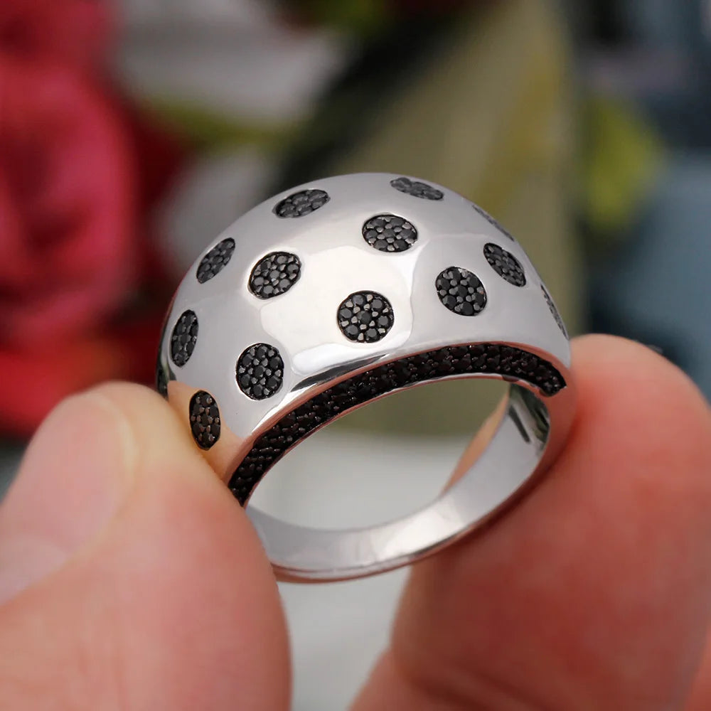 Bride Talk 2023 New Design  Luxury Rings For Women Cubic Zirconia Bride Wedding Anniversary Party High Quality Jewelry